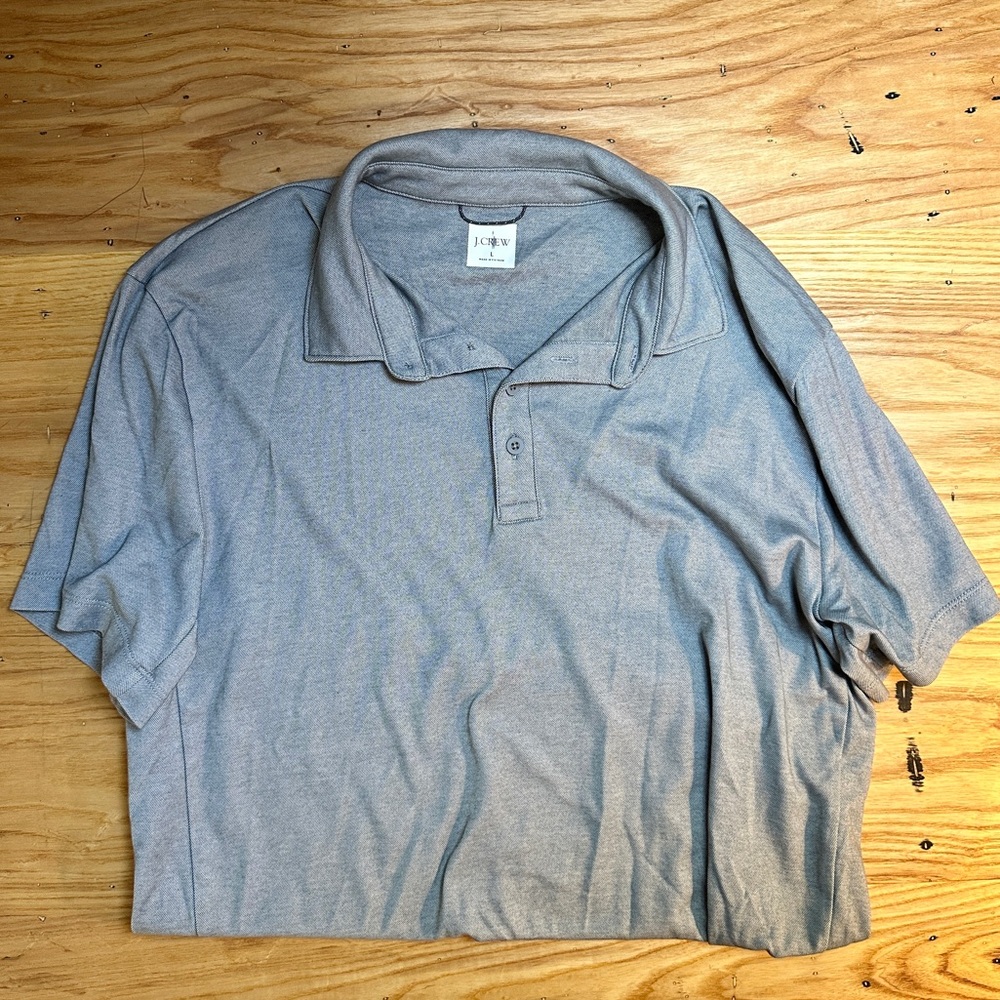 JCrew - Performance Polo - Grey - Large